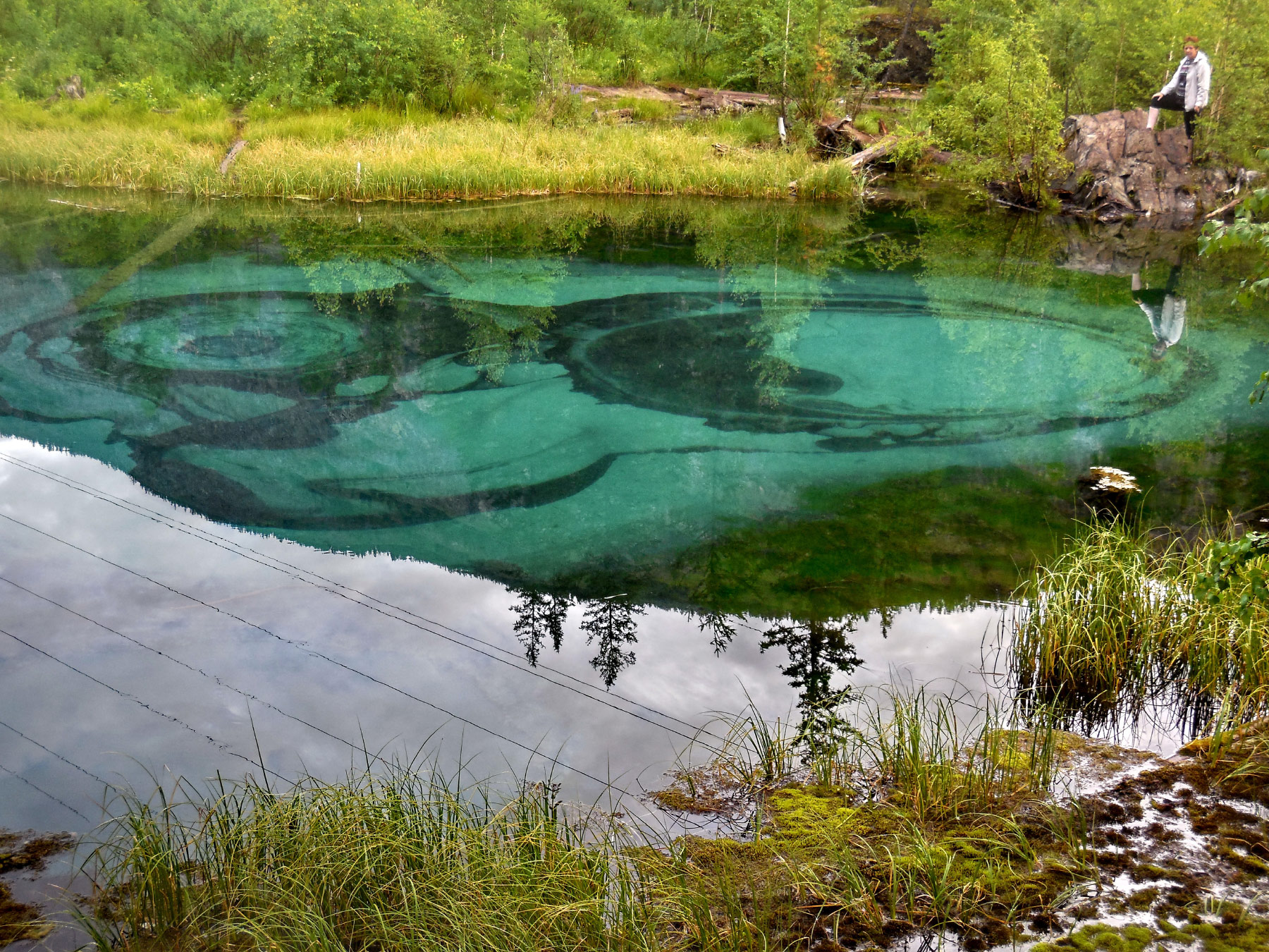 Geysernoye ozero, Aktash (Гейзерное озеро, Акташ)